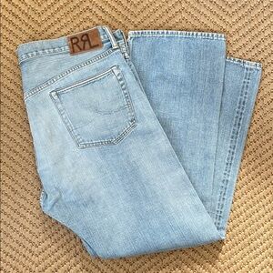 RRL - Retro Ralph Lauren - Wide Legged Straight Denim Jeans - 40x32
